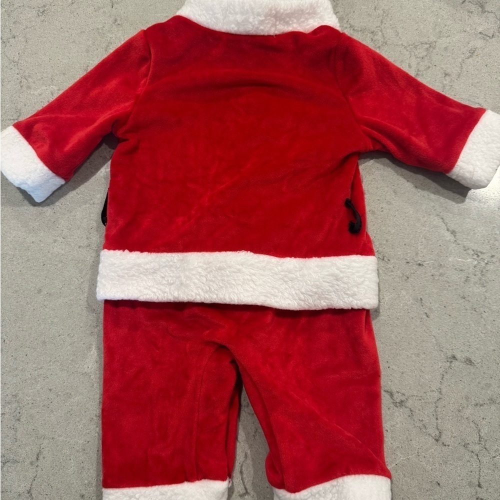 Baby Santa Outfit with White Trim - Picture 2 of 3